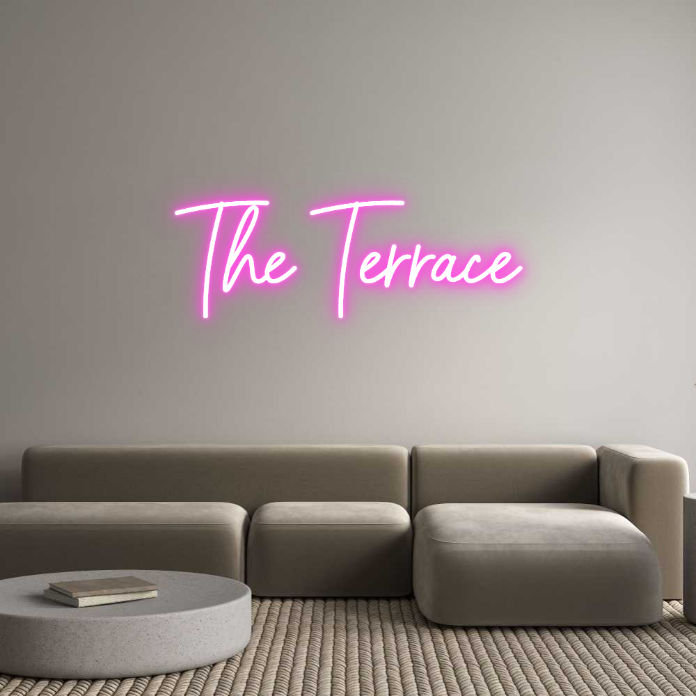 Custom Neon Sign Online Editor The Terrace