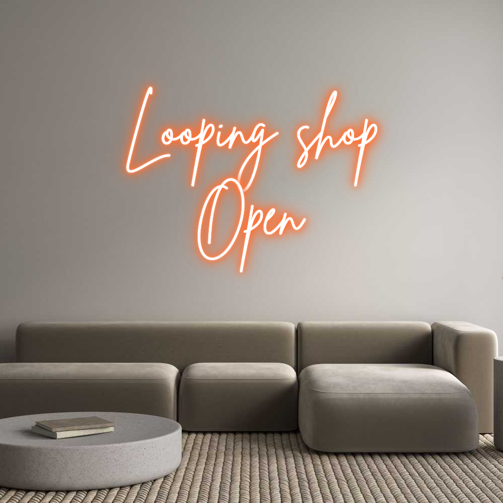 Custom Neon Sign Online Editor Looping shop
...