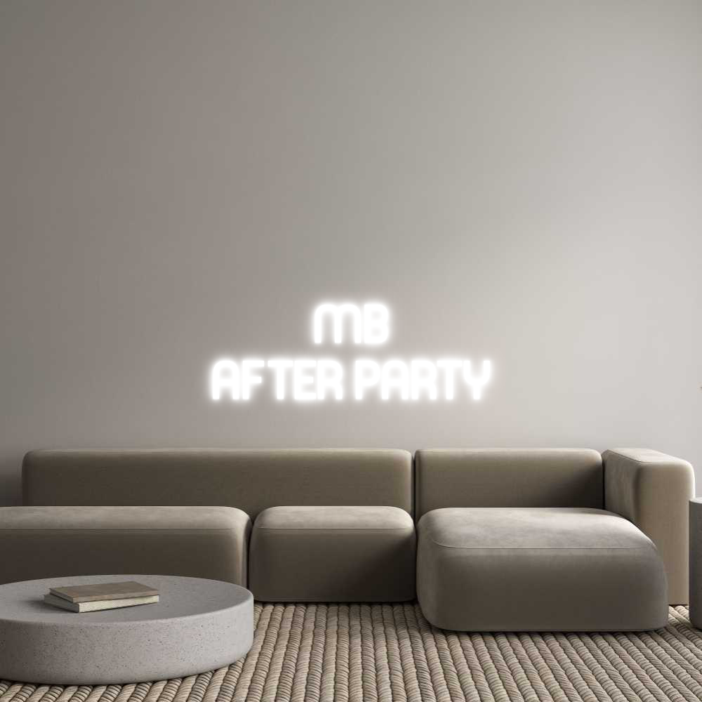 Custom Neon Sign Online Editor MB
AFTER PARTY