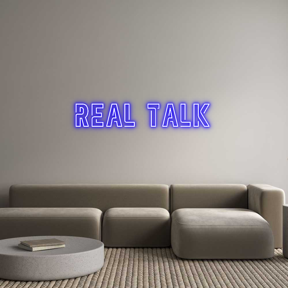 Custom Neon Sign Online Editor Real Talk