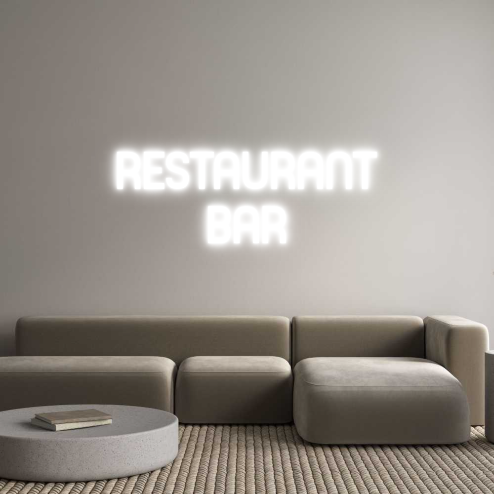 Custom Neon Sign Online Editor RESTAURANT
BAR