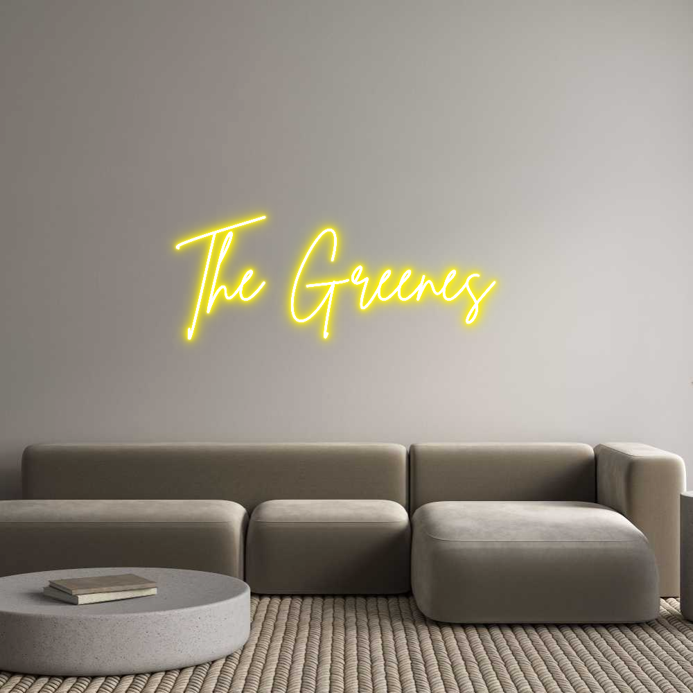 Custom Neon Sign Online Editor The Greenes