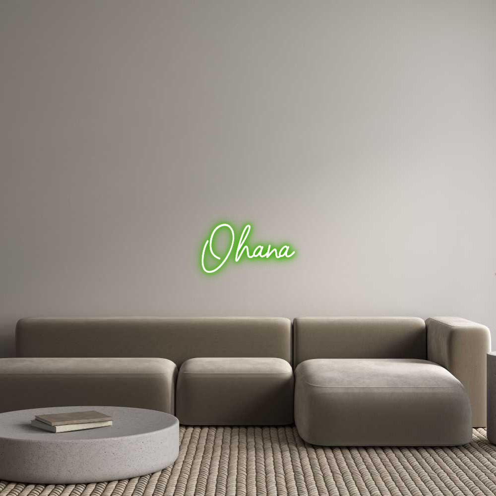 Custom Neon Sign Online Editor Ohana