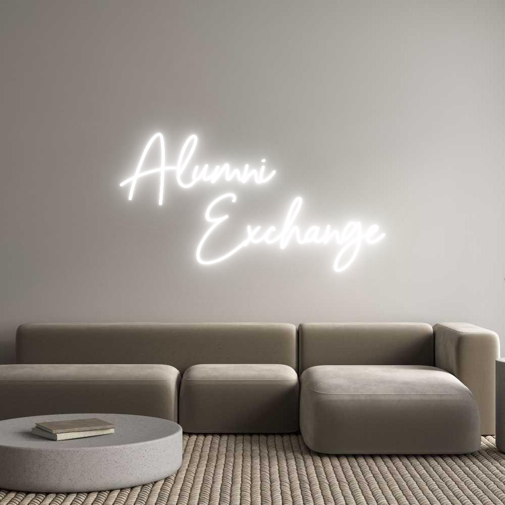 Custom Neon Sign Online Editor Alumni
     ...