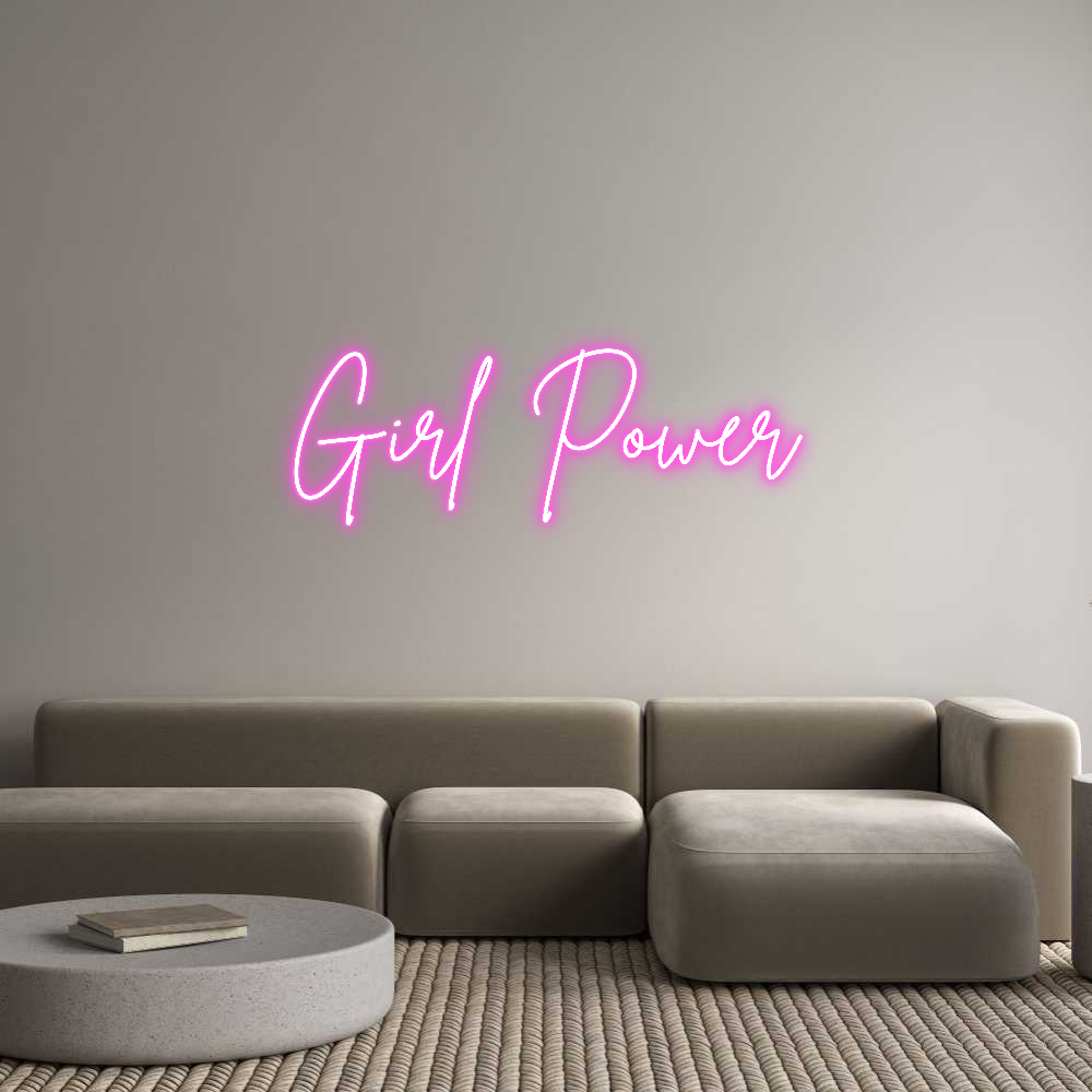 Custom Neon Sign Online Editor Girl Power