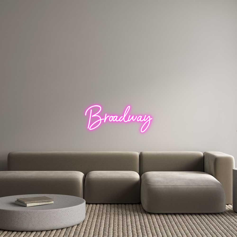 Custom Neon Sign Online Editor Broadway
