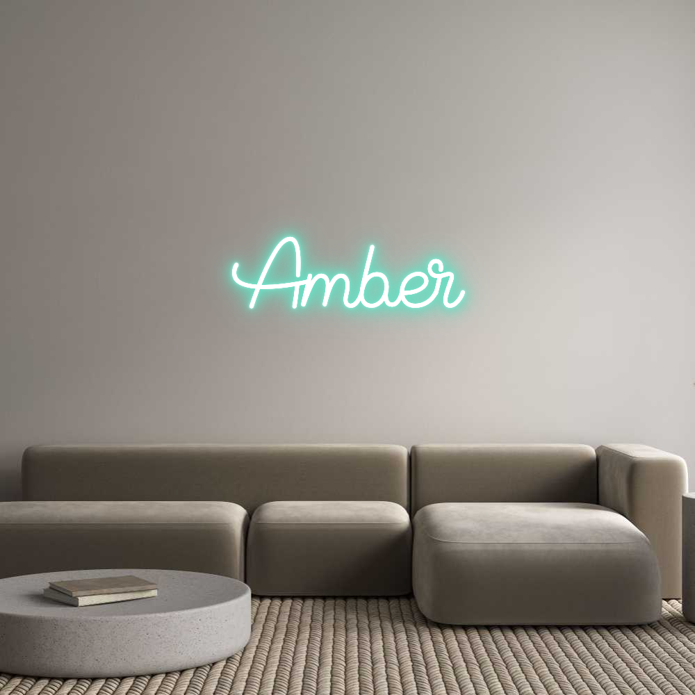 Custom Neon Sign Online Editor Amber