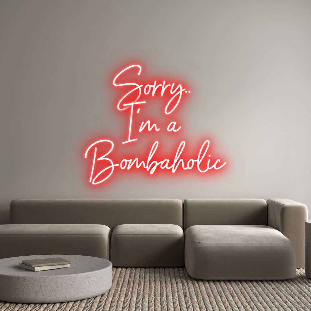 Custom Neon Sign Online Editor Sorry.. 
I'm...