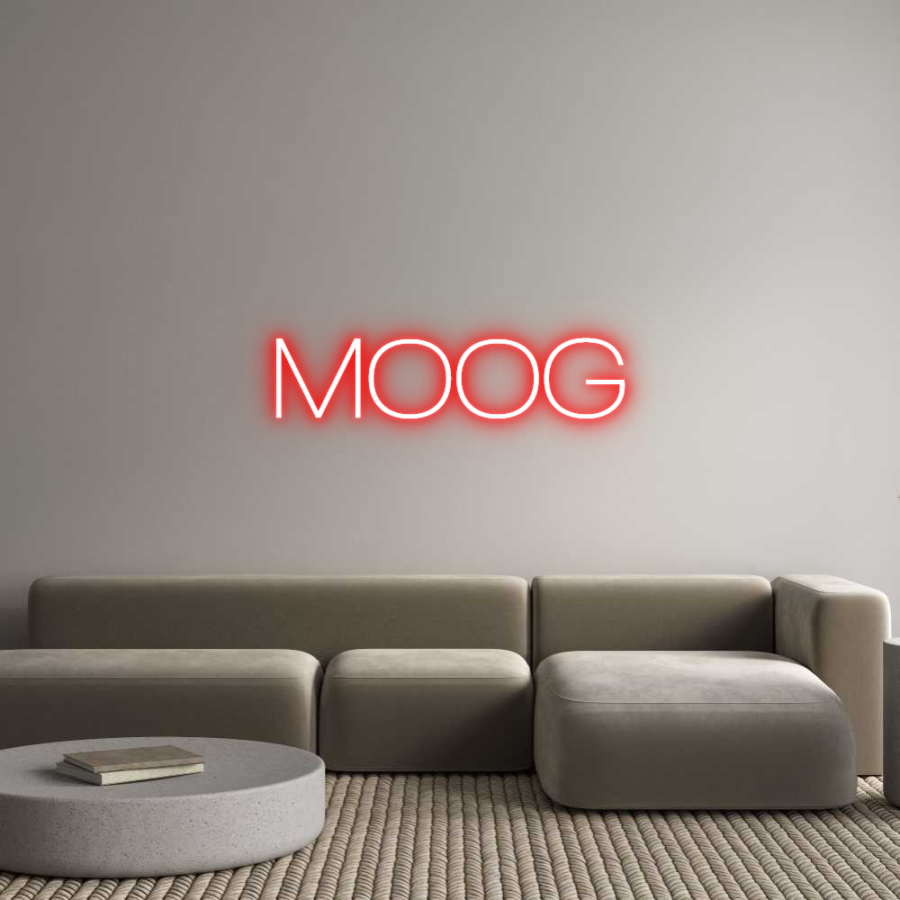 Custom Neon Sign Online Editor MOOG
