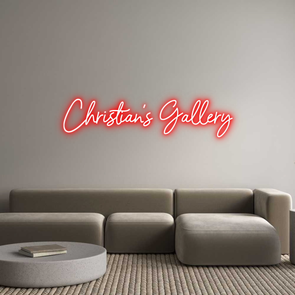 Custom Neon Sign Online Editor Christian's G...