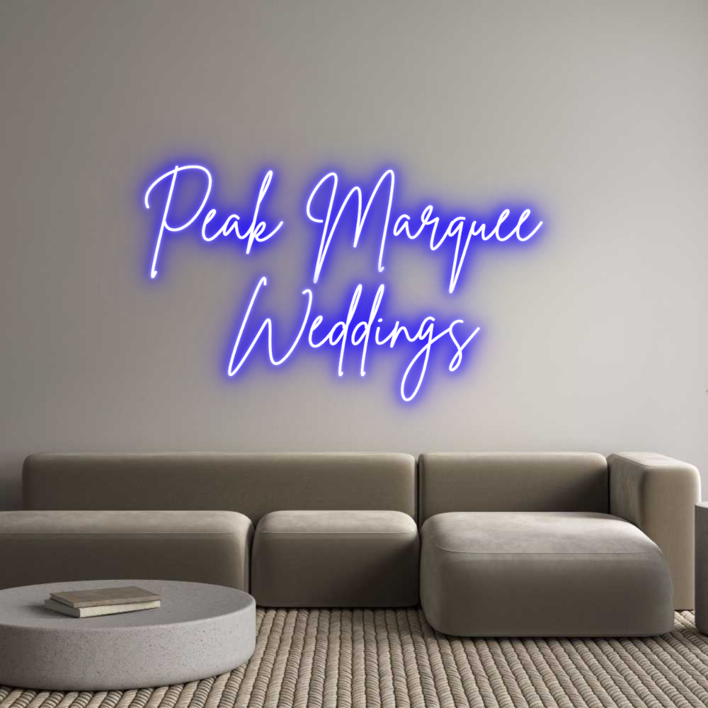 Custom Neon Sign Online Editor Peak Marquee ...
