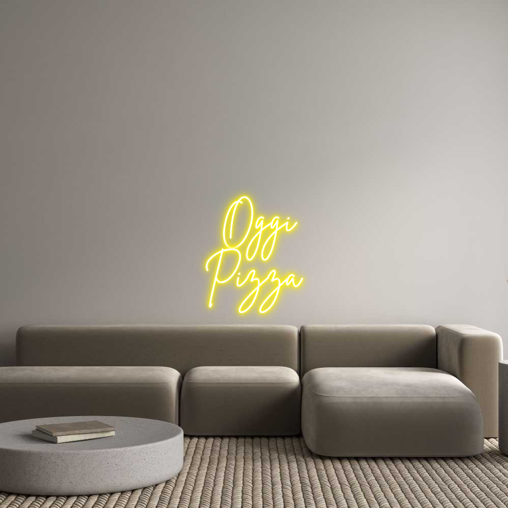 Custom Neon Sign Online Editor  Oggi 
Pizza
