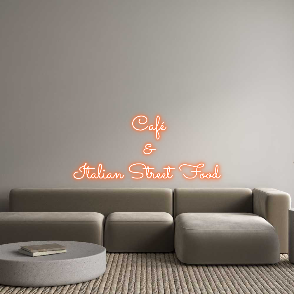 Custom Neon Sign Online Editor Café
&
Ital...