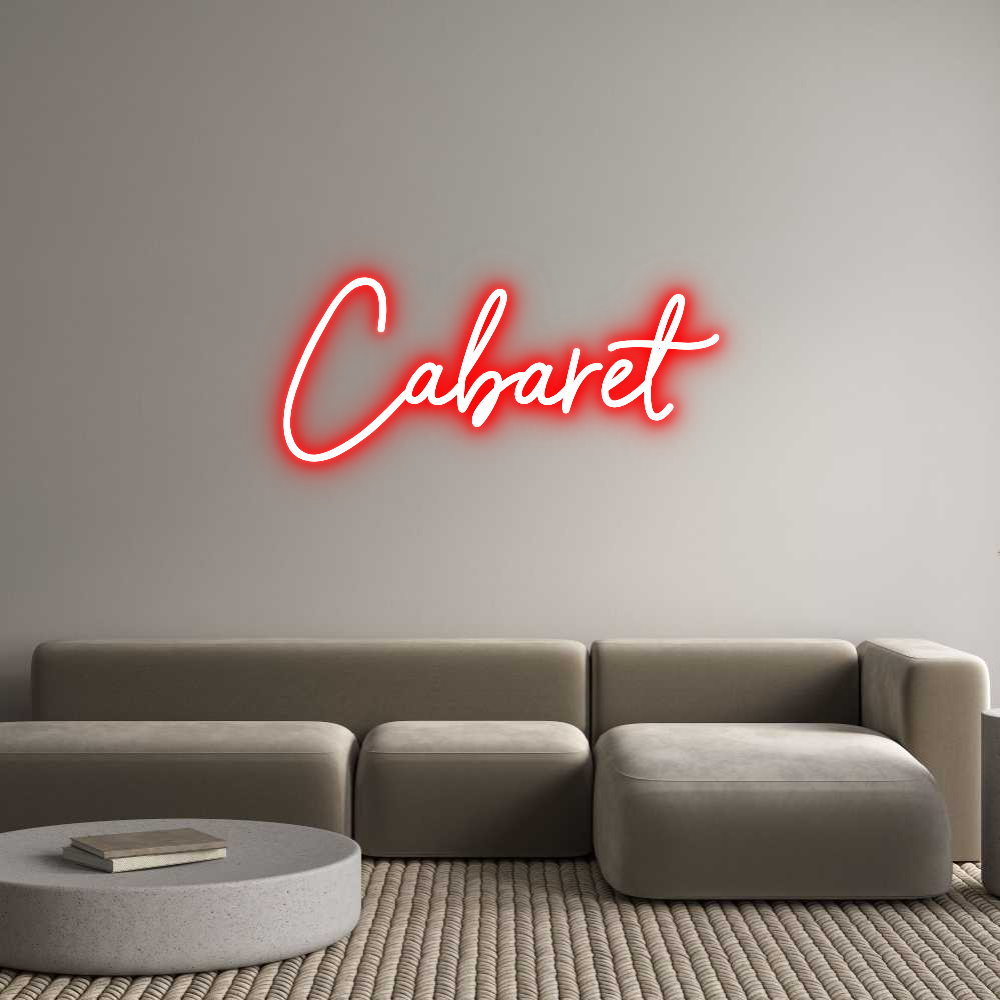 Custom Neon Sign Online Editor Cabaret