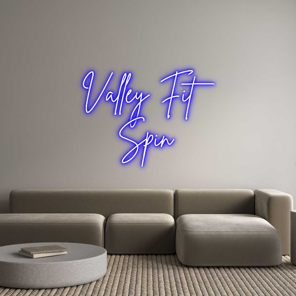Custom Neon Sign Online Editor Valley Fit
 ...