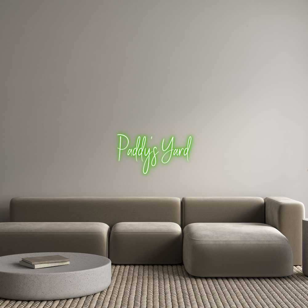 Custom Neon Sign Online Editor Paddy’s Yard