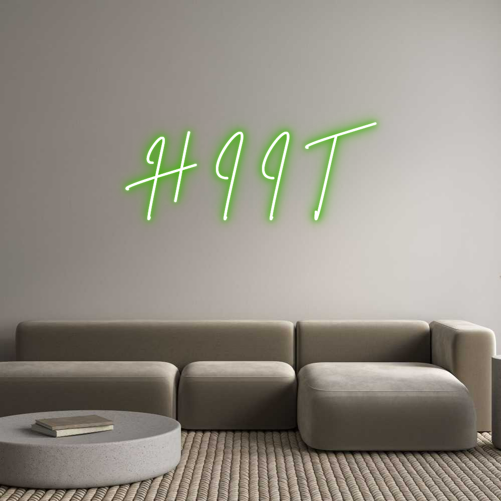 Custom Neon Sign Online Editor H I I T
