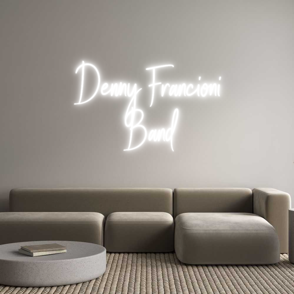 Custom Neon Sign Online Editor Denny Francio...