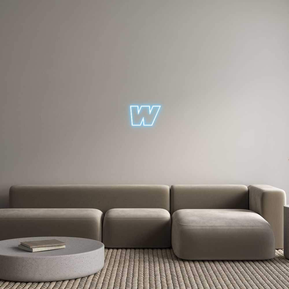 Custom Neon Sign Online Editor W