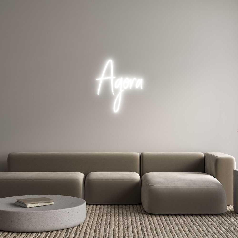 Custom Neon Sign Online Editor Agora