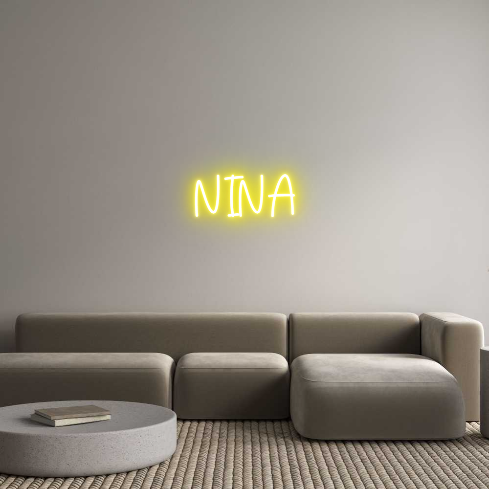 Custom Neon Sign Online Editor NINA