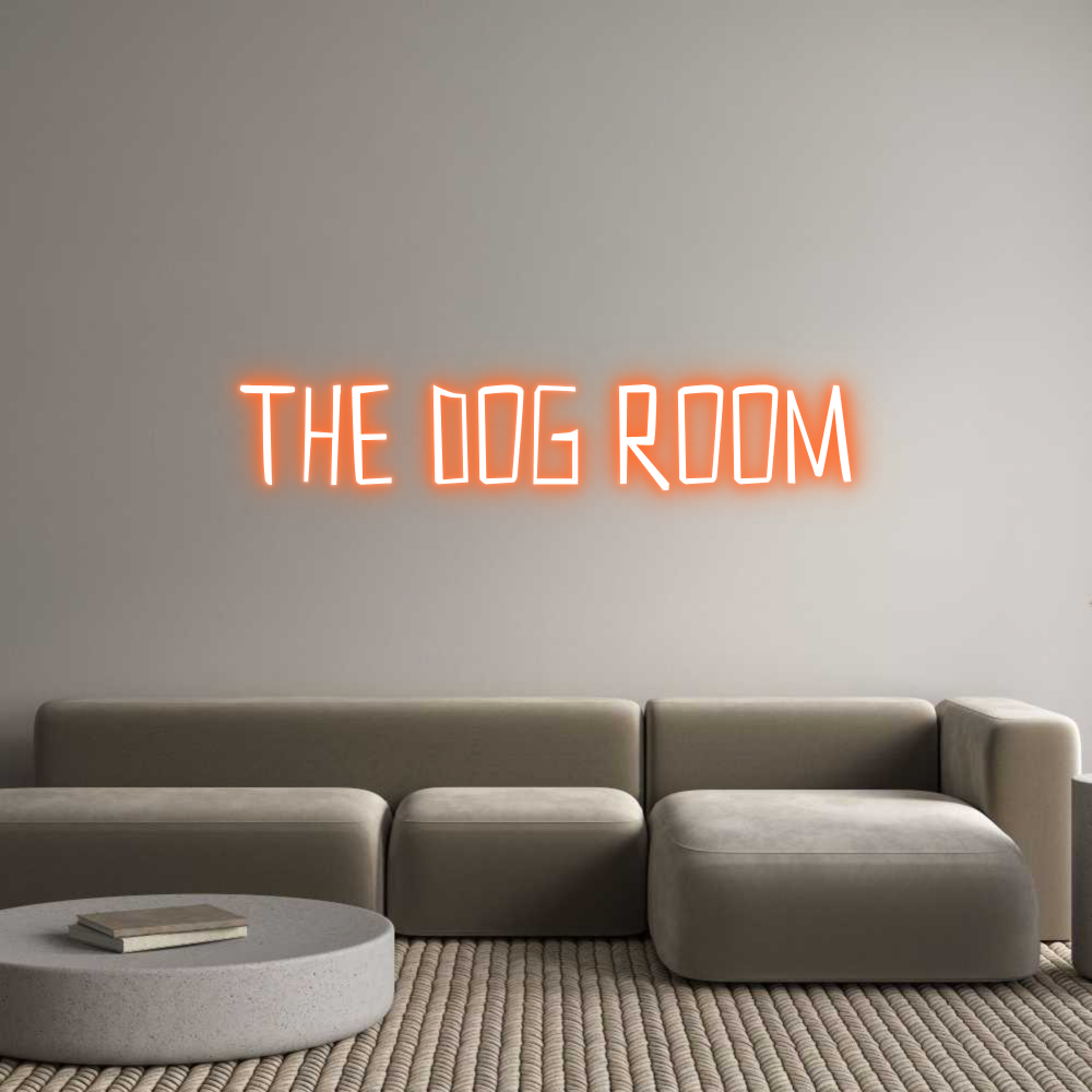 Custom Neon Sign Online Editor The Dog room