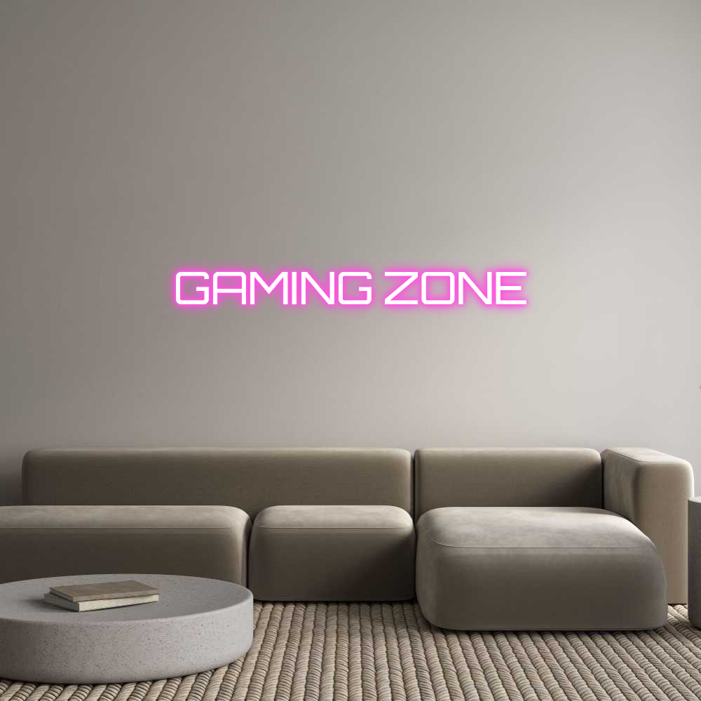 Custom Neon Sign Online Editor GAMING ZONE