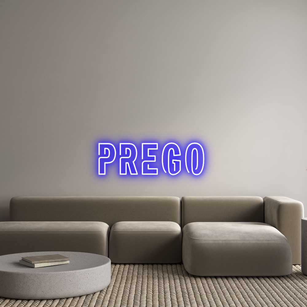 Custom Neon Sign Online Editor Prego