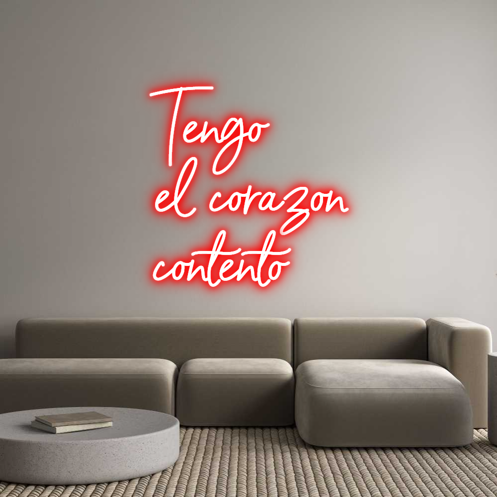 Custom Neon Sign Online Editor Tengo 
el co...