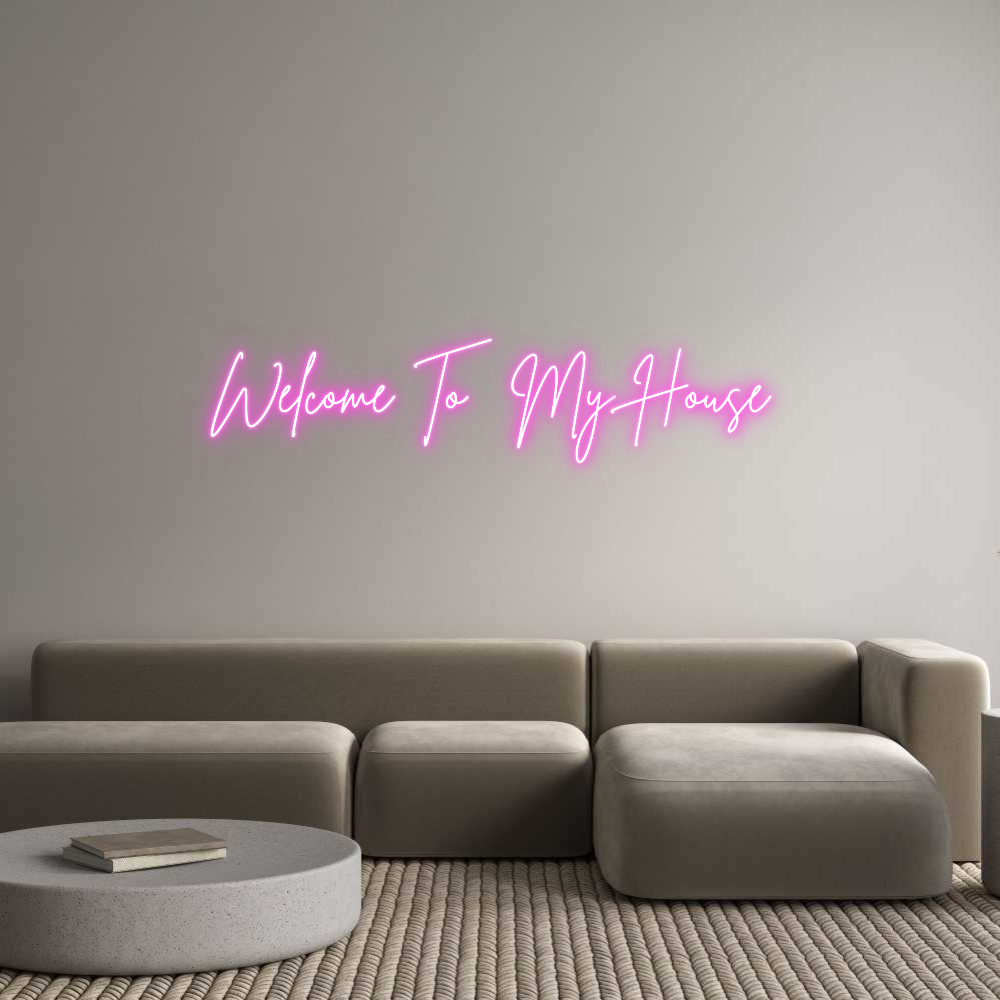 Custom Neon Sign Online Editor Welcome To My...