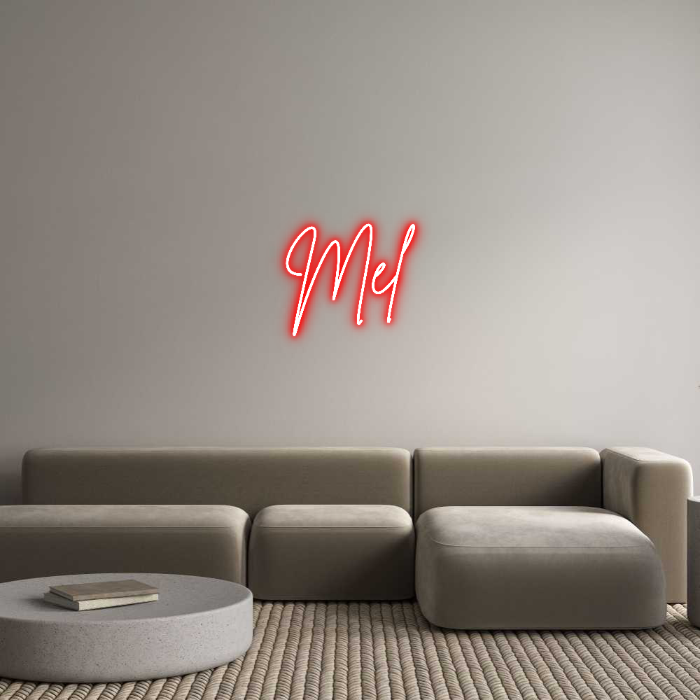 Custom Neon Sign Online Editor Mel