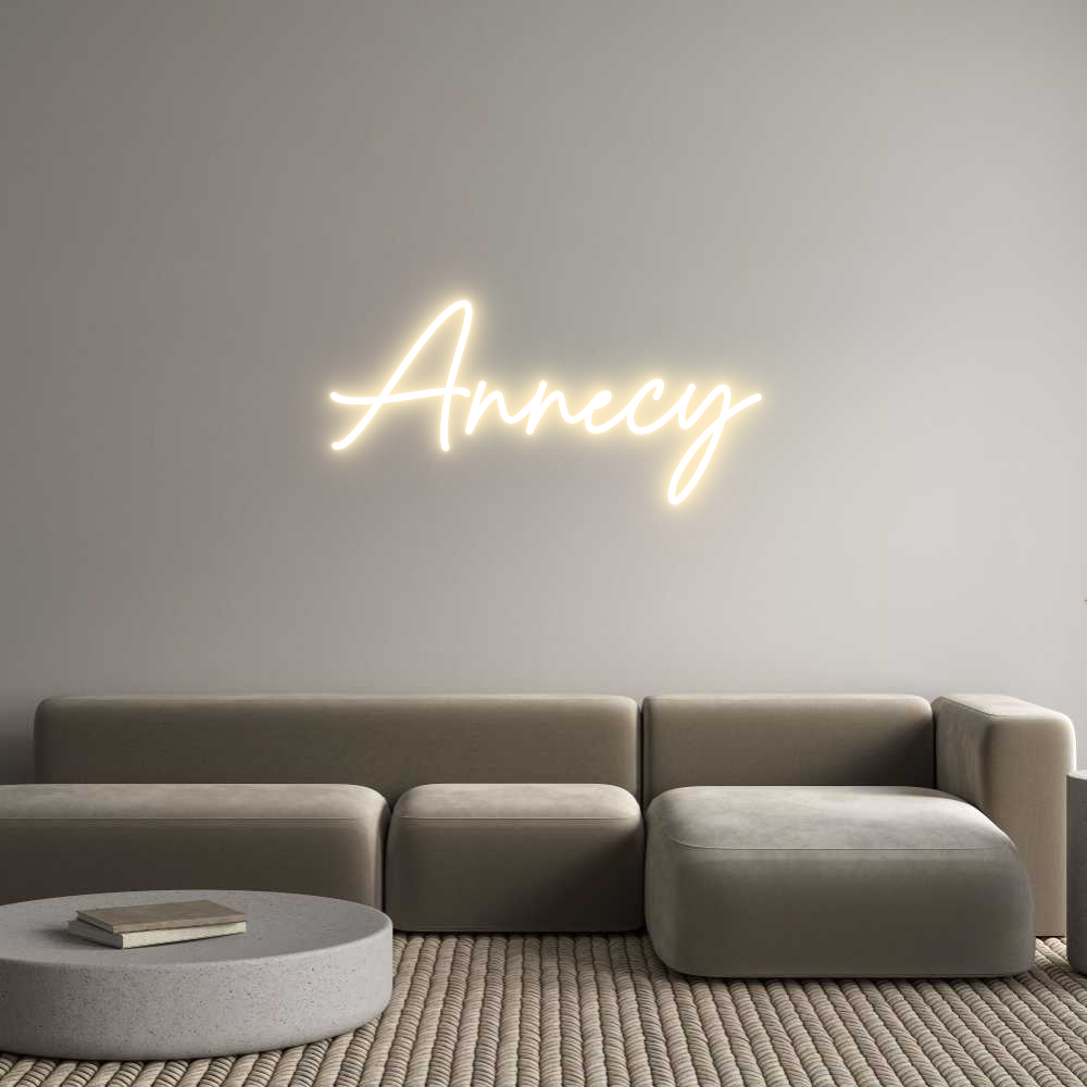 Custom Neon Sign Online Editor Annecy