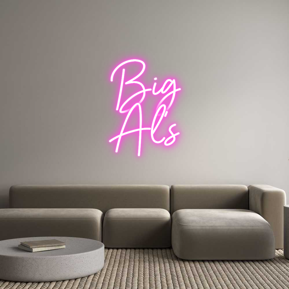 Custom Neon Sign Online Editor Big
Al's