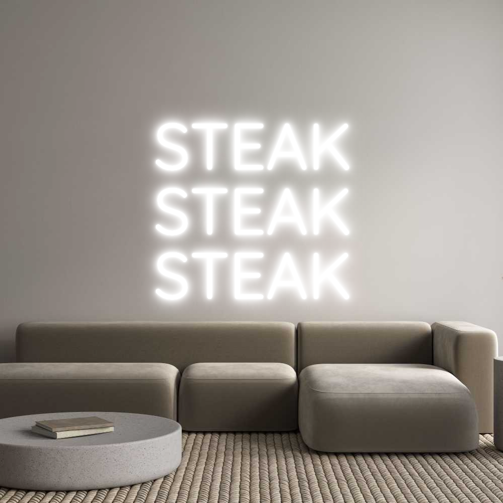 Custom Neon Sign Online Editor STEAK
STEAK
...