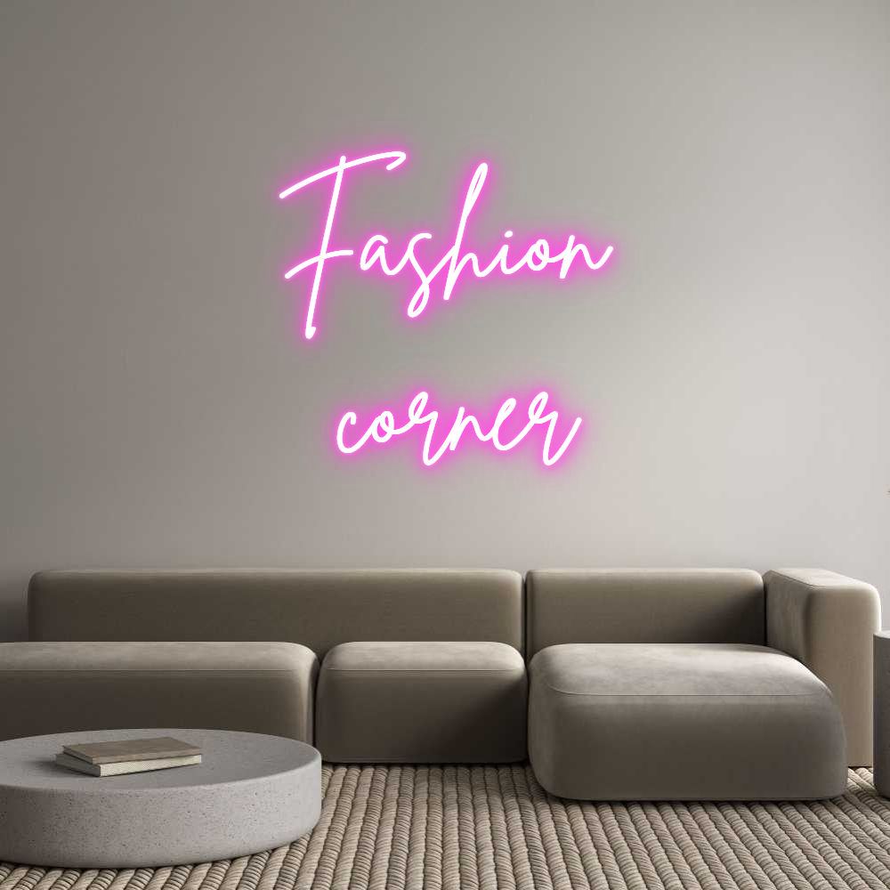 Custom Neon Sign Online Editor Fashion 
cor...