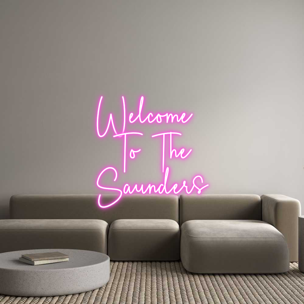 Custom Neon Sign Online Editor Welcome 
  T...