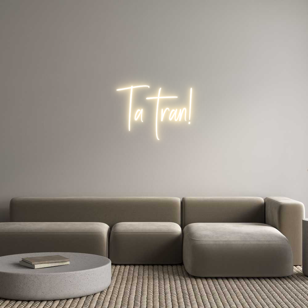 Custom Neon Sign Online Editor Ta tran!