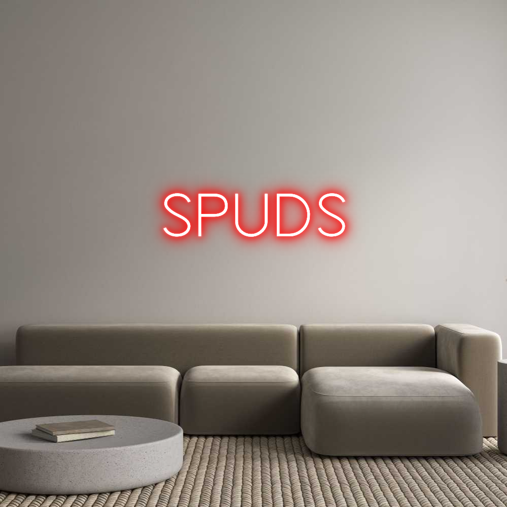 Custom Neon Sign Online Editor SPUDS
