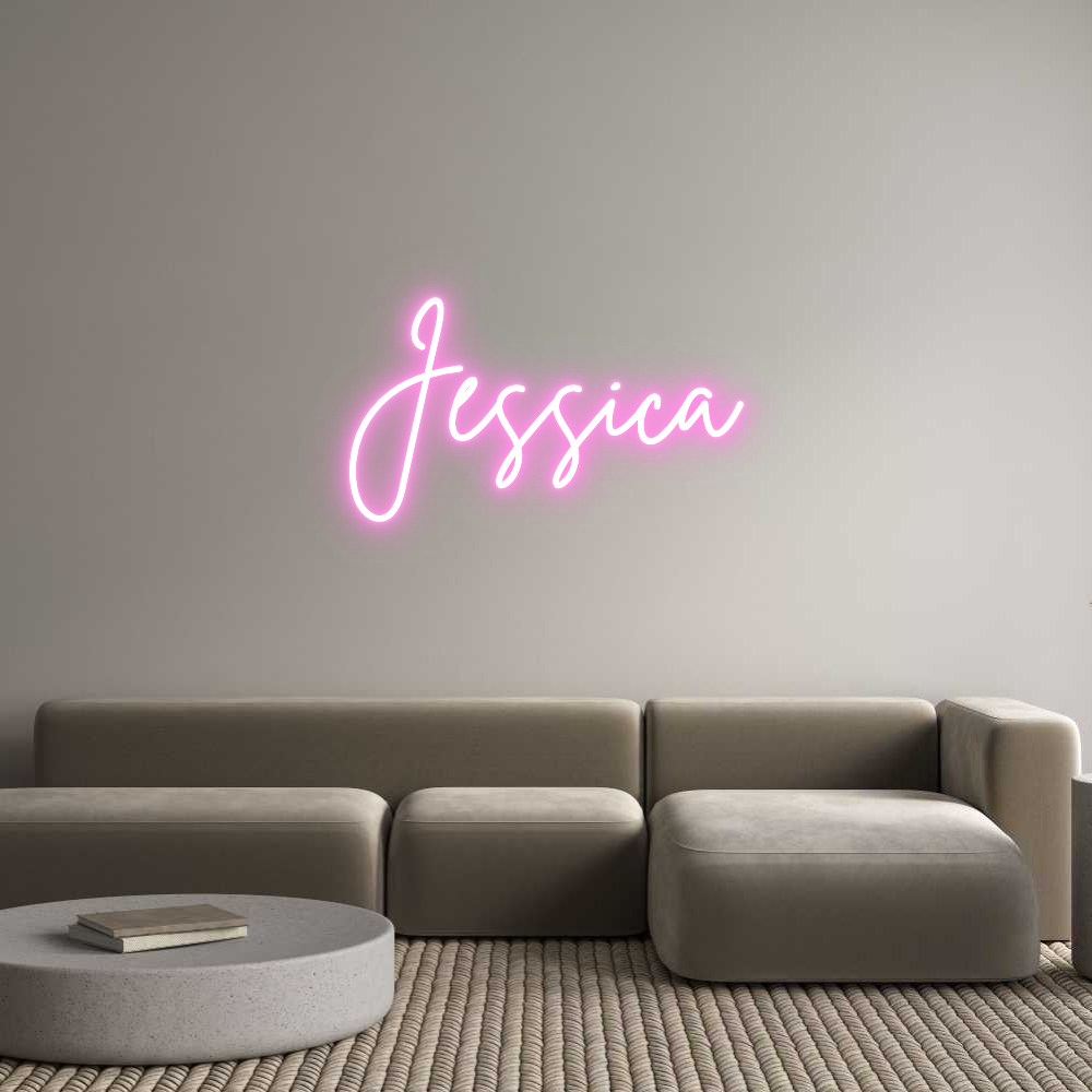 Custom Neon Sign Online Editor Jessica