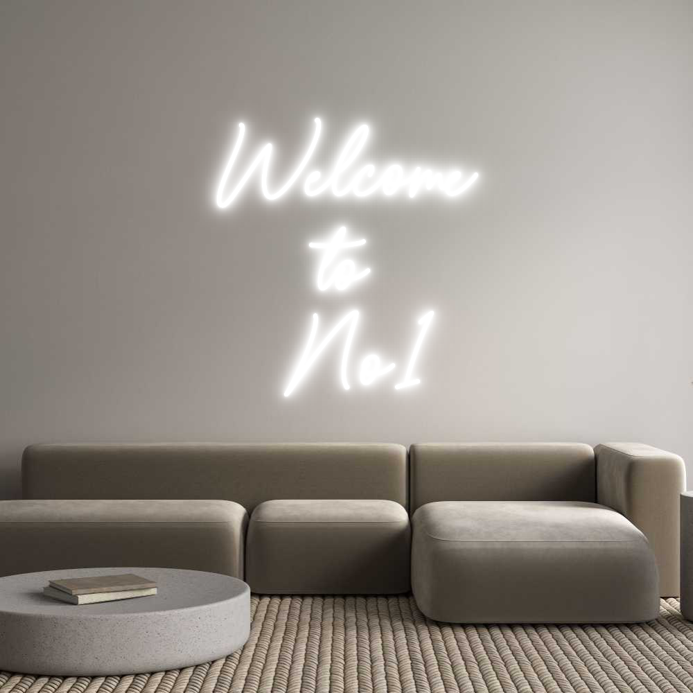 Custom Neon Sign Online Editor Welcome 
to ...