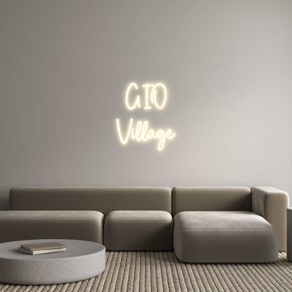 Custom Neon Sign Online Editor GIO
Village