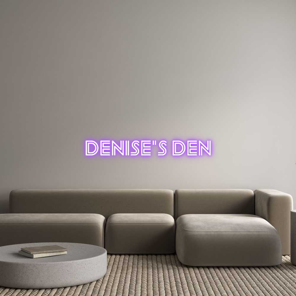 Custom Neon Sign Online Editor Denise's Den