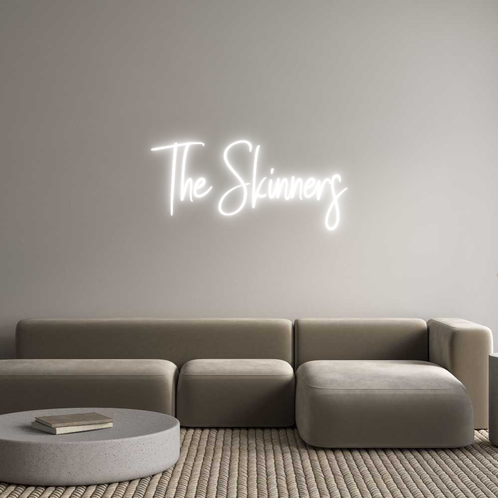 Custom Neon Sign Online Editor The Skinners