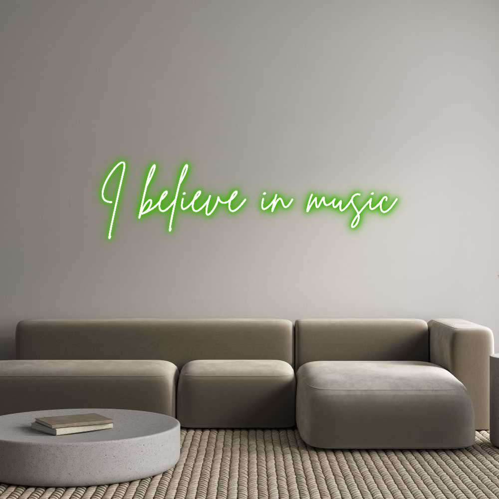 Custom Neon Sign Online Editor I believe in ...