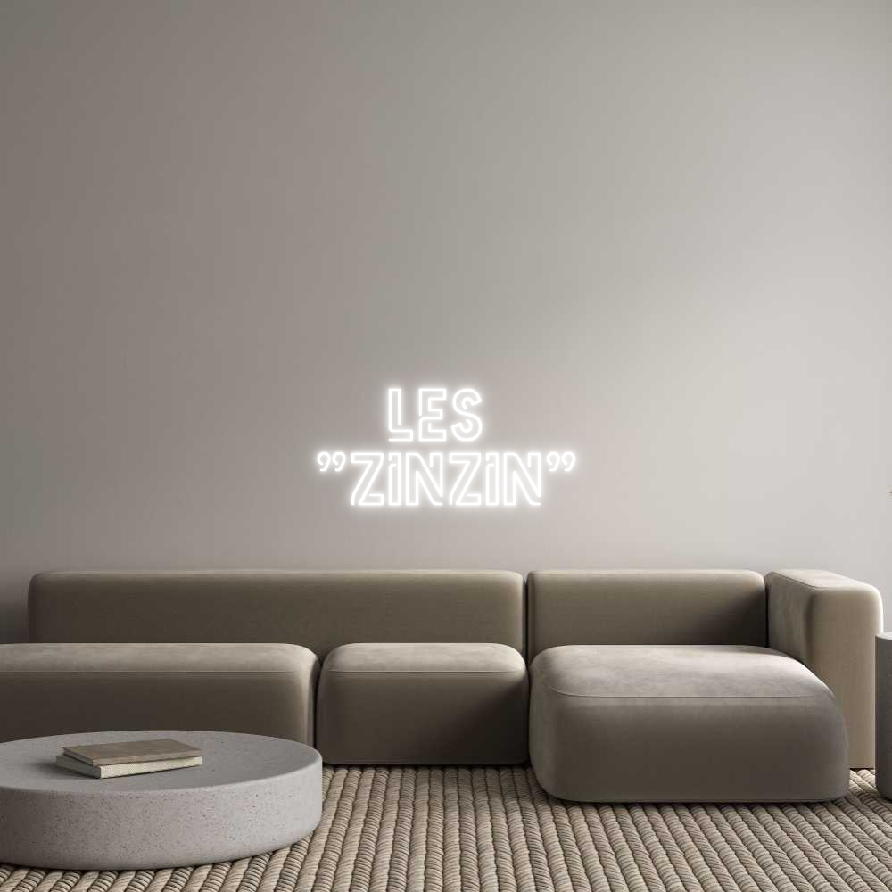 Custom Neon Sign Online Editor Les 
"ZinZin...