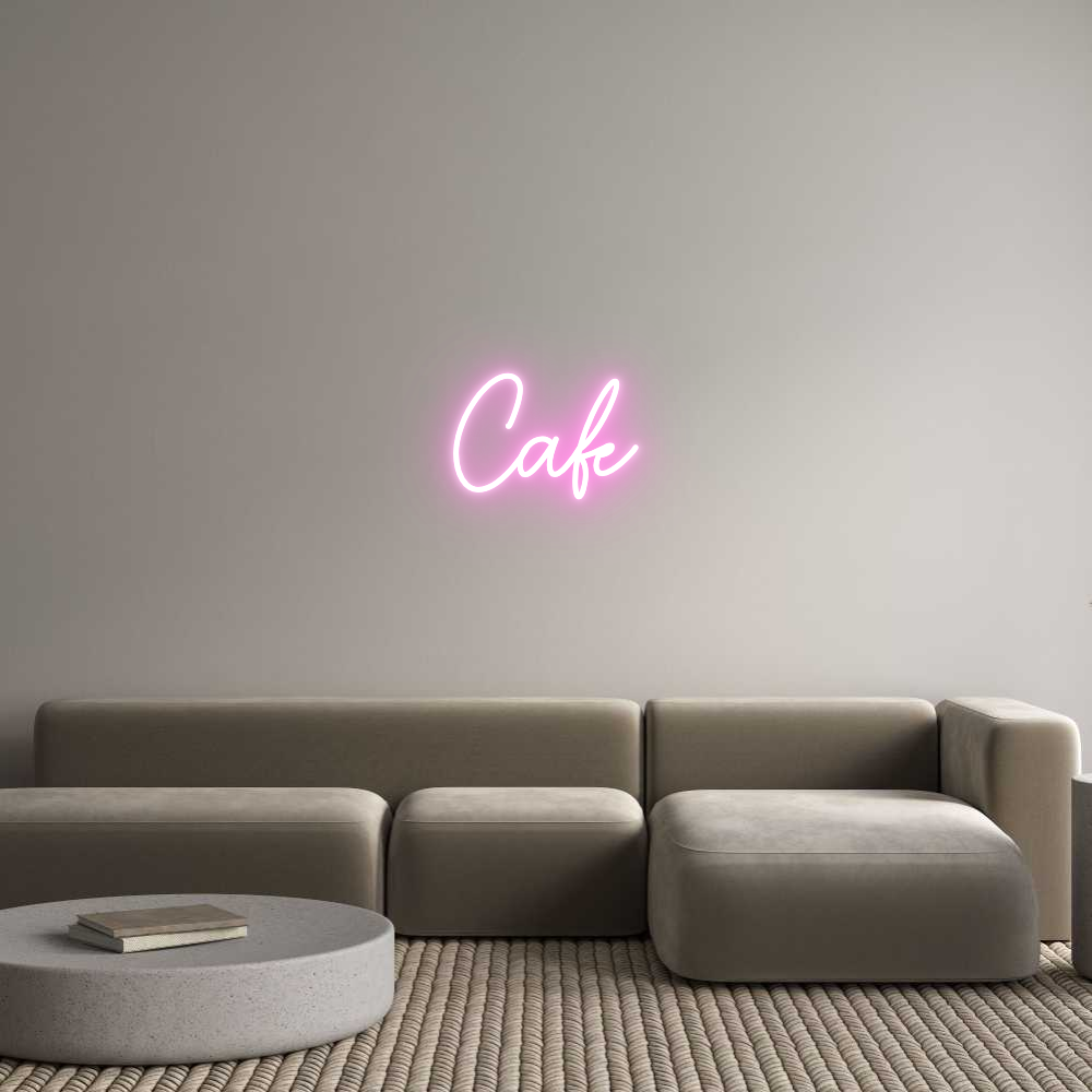 Custom Neon Sign Online Editor Cafe