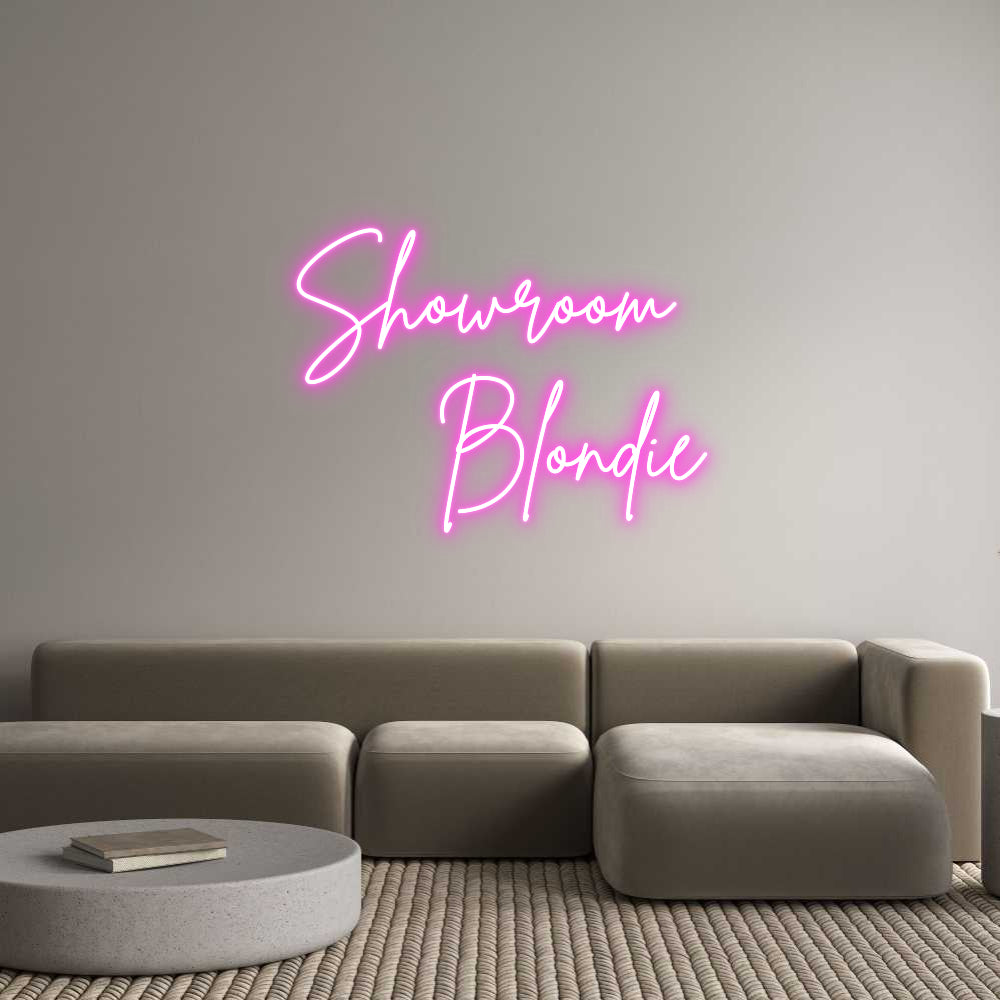 Custom Neon Sign Online Editor Showroom 
Bl...