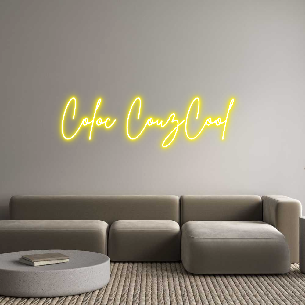 Custom Neon Sign Online Editor Coloc CouzCool