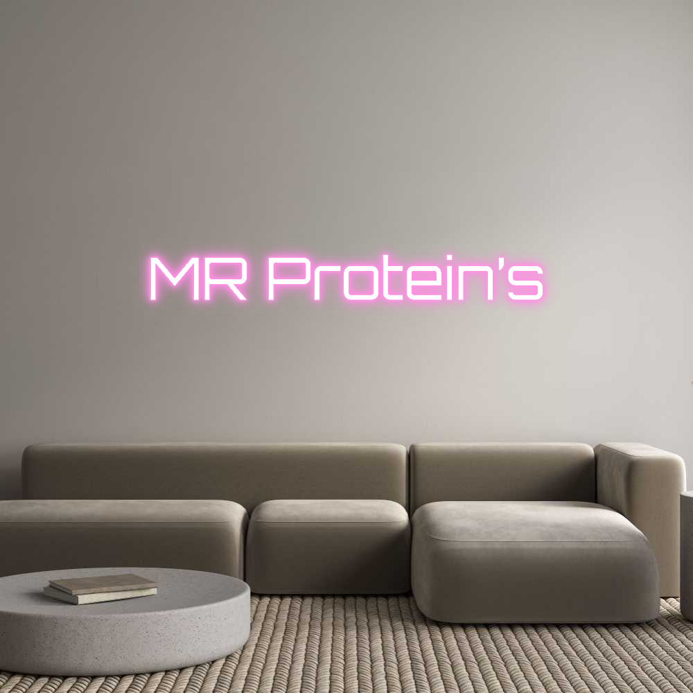 Custom Neon Sign Online Editor MR Protein’s