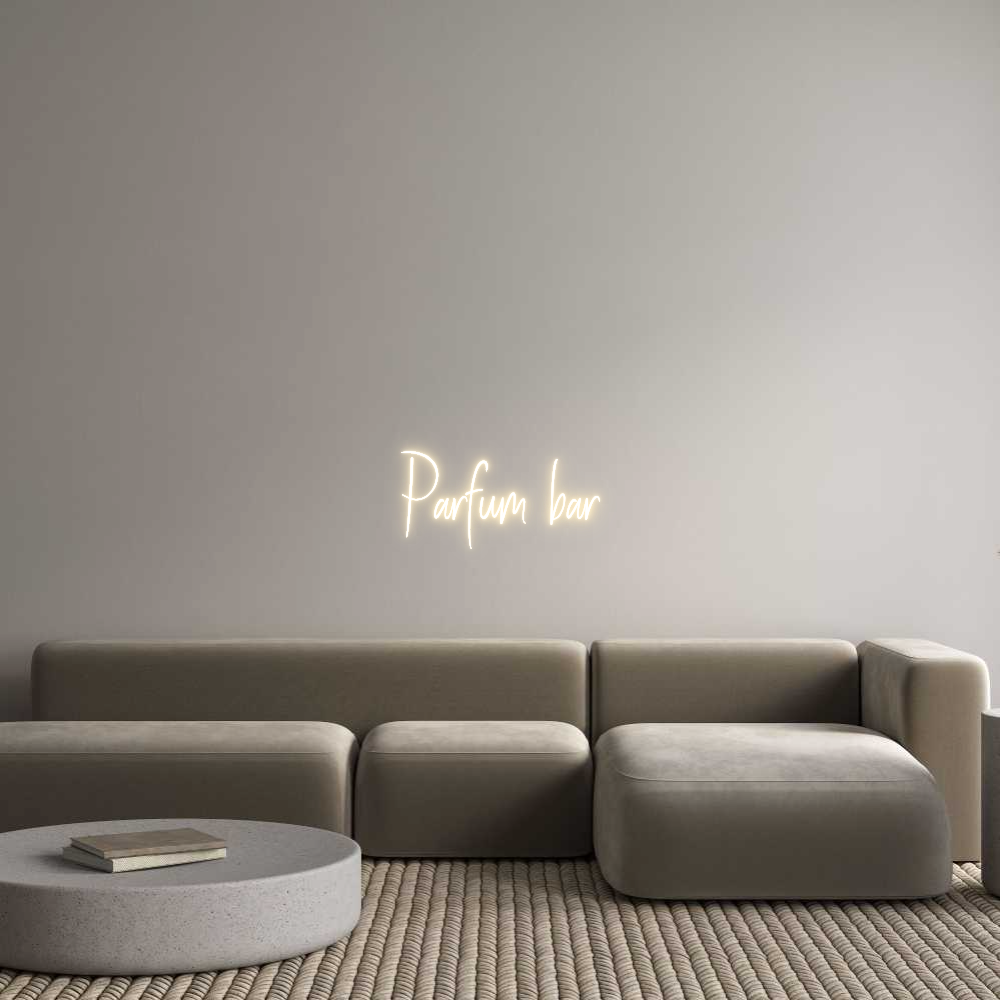 Custom Neon Sign Online Editor Parfum  bar